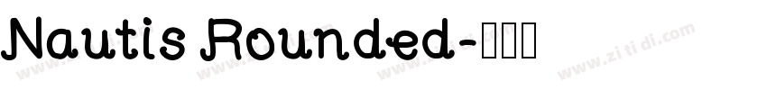Nautis Rounded字体转换